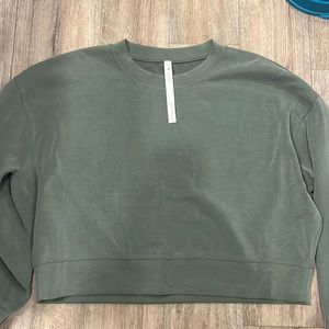 Lululemon soft stream perfectly oversized cropped crew
